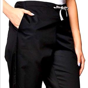 WonderWink Scrubs WORK Women's Medical Elastic Waist Flare Leg Pant Size XS NEW